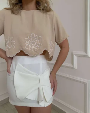 Morena Blanc - Conjunto Bordando Cor