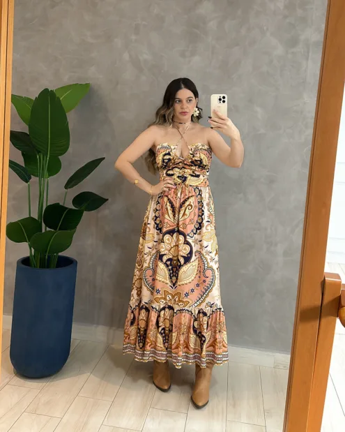 Morena Blanc - Vestido Beleza Boho