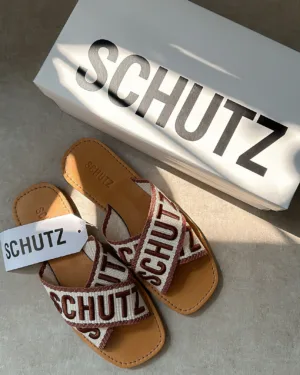 Morena Blanc - Flat Schutz bordado