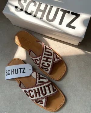 Morena Blanc - Flat Schutz bordado