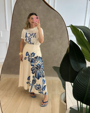 Morena Blanc - Vestido Tuca legal FARM