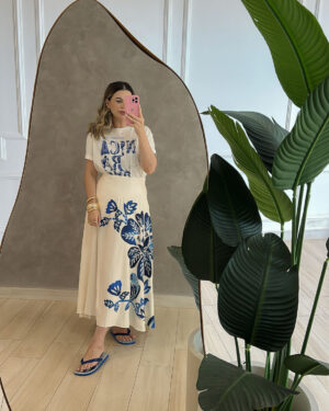 Morena Blanc - Vestido Tuca legal FARM