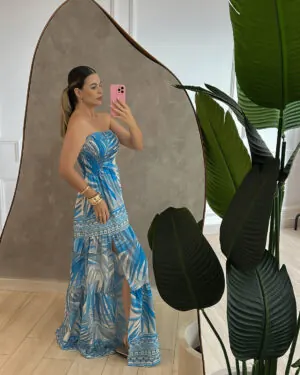 Morena Blanc - Vestido riviera maré