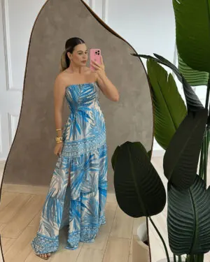 Morena Blanc - Vestido riviera maré