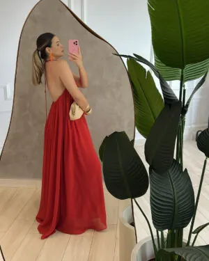 Morena Blanc - Vestido transparência FARM