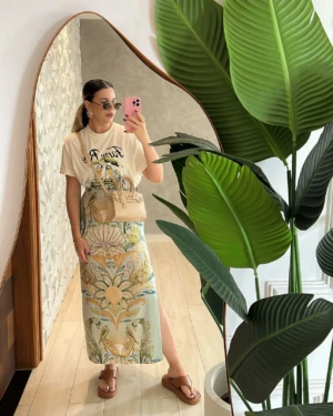 Morena Blanc - Blusa jardim de mar FARM