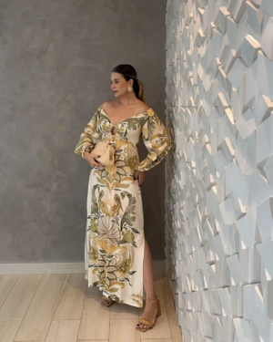 Morena Blanc - Vestido cropped jardim de mar FARM