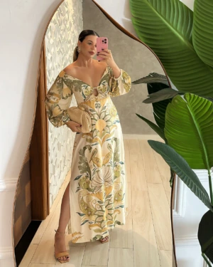 Morena Blanc - Vestido cropped jardim de mar FARM