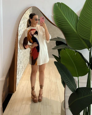 Morena Blanc - Vestido T-shirt araraquara FARM